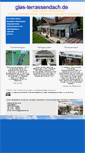 Mobile Screenshot of glas-terrassendach.de